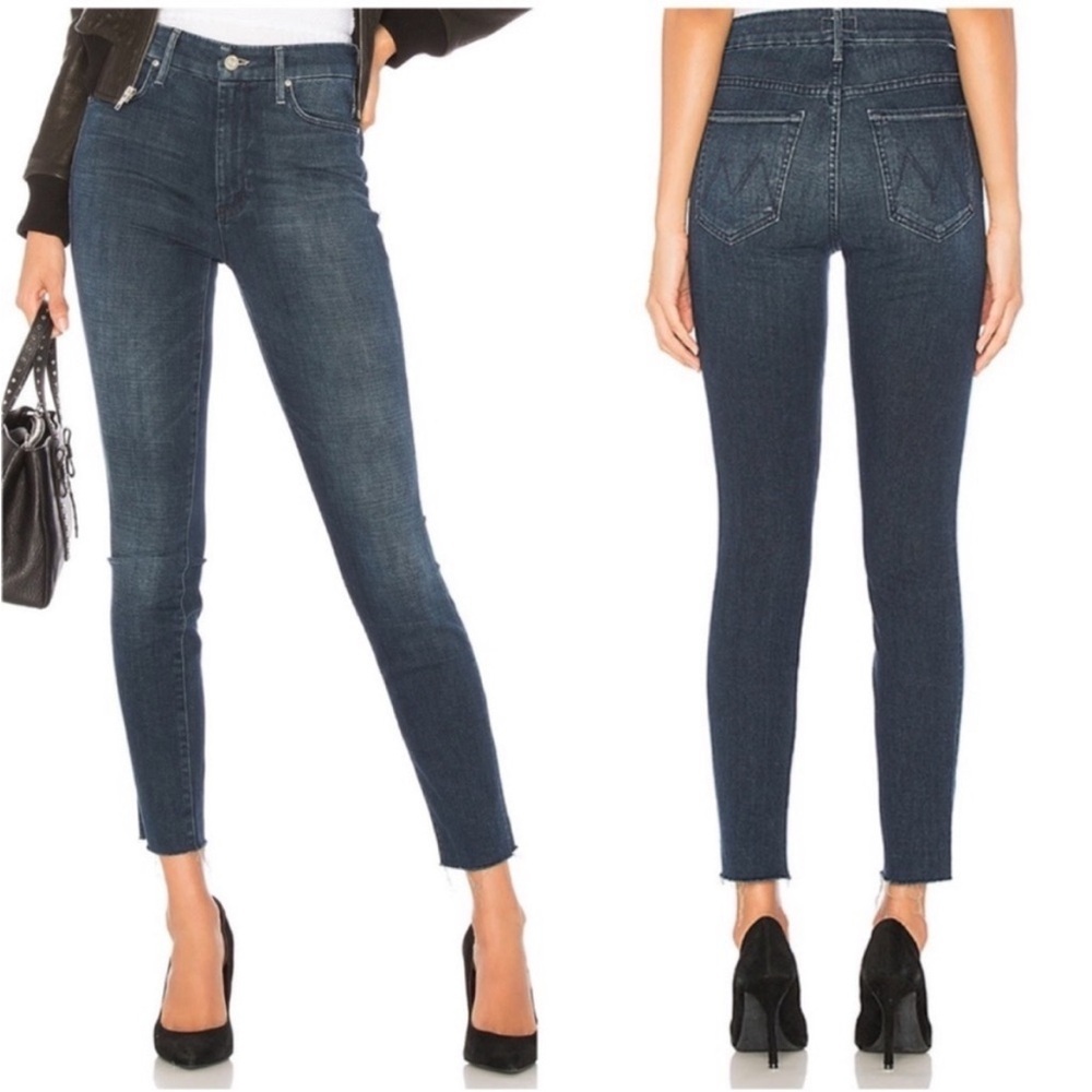 MOTHER Dark Blue Women's Jeans
